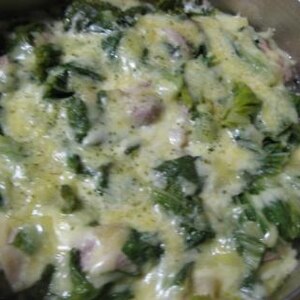 白菜と鶏肉のチーズ鍋